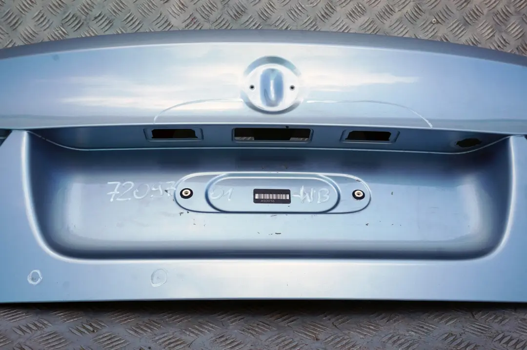 BMW 3 Series E90 LCI Rear Trunk Boot Lid Tailgate Bootlid Bluewater Water Blue - SKU 7209701-WB - Part number 7209701