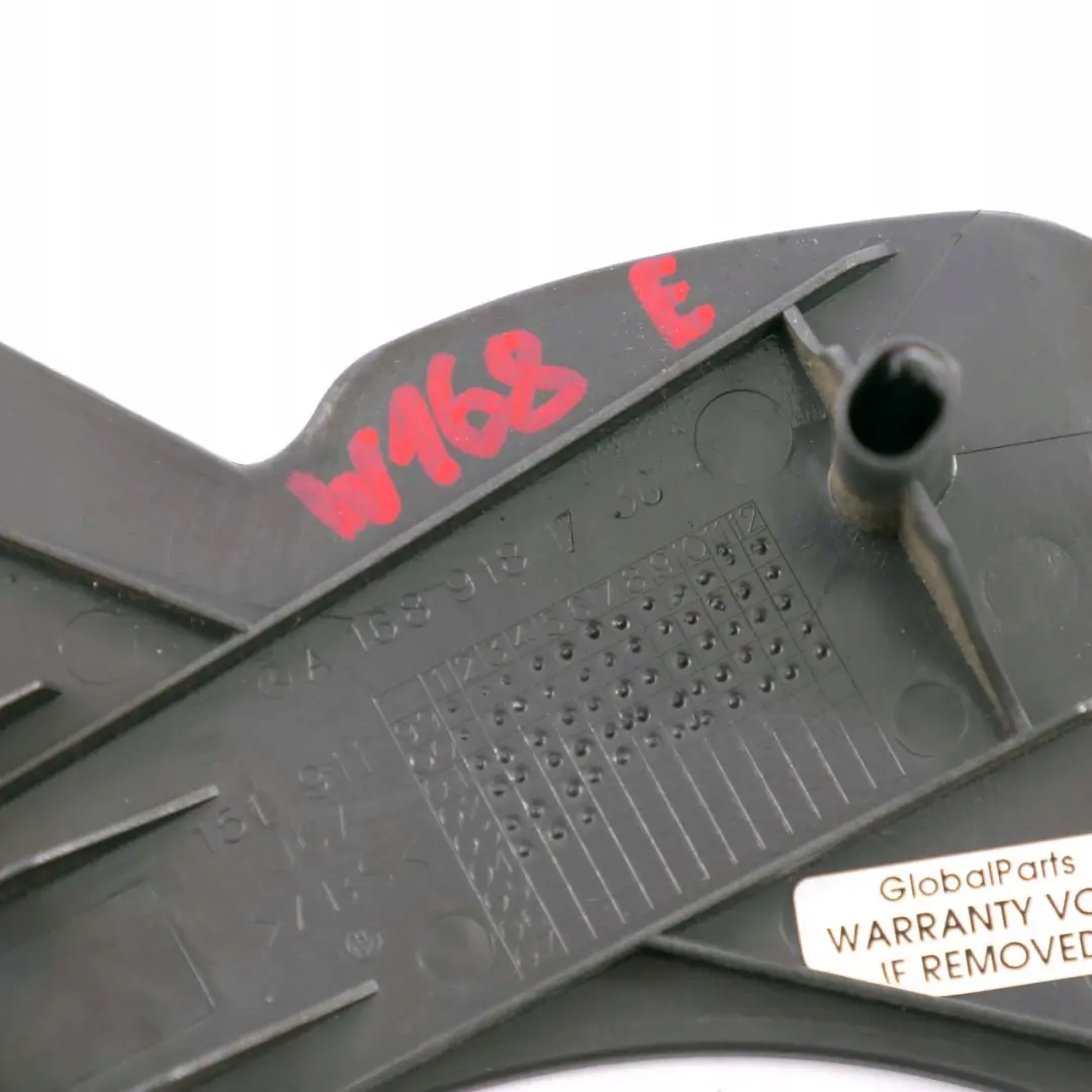 Mercedes-Benz Clase A W168 Asiento Delantero Recubrimiento Panel para con número de pieza A1689181730 Mercedes-Benz Clase A W168 Asiento Delantero Recubrimiento Panel - SKU A1689181730 - Número de pieza A1689181730