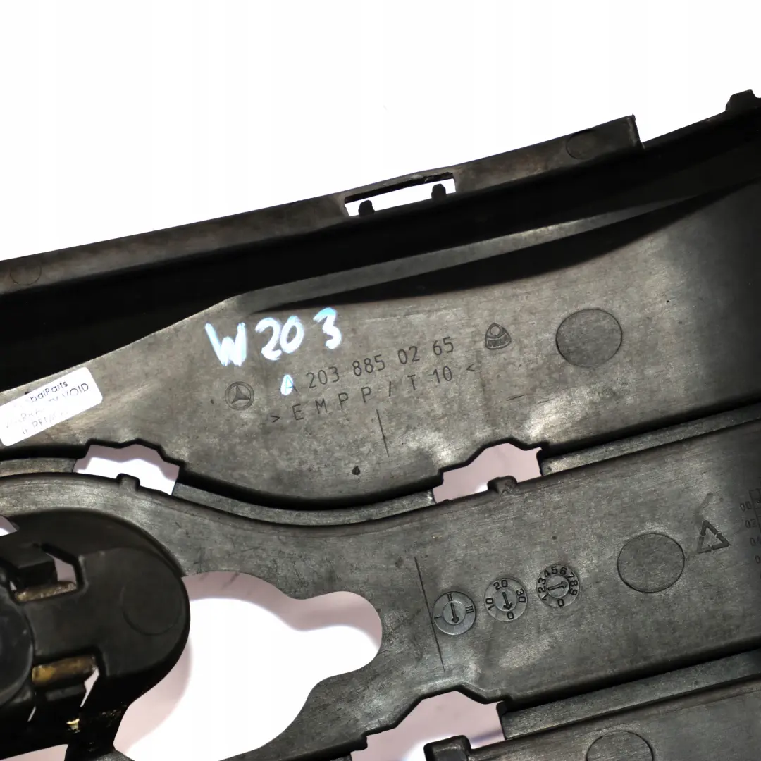  Mercedes-Benz C-Class W203 Rear Bumper Carrier Reinforcement Bracket Holder - SKU A2038850265 - Part number A2038850265