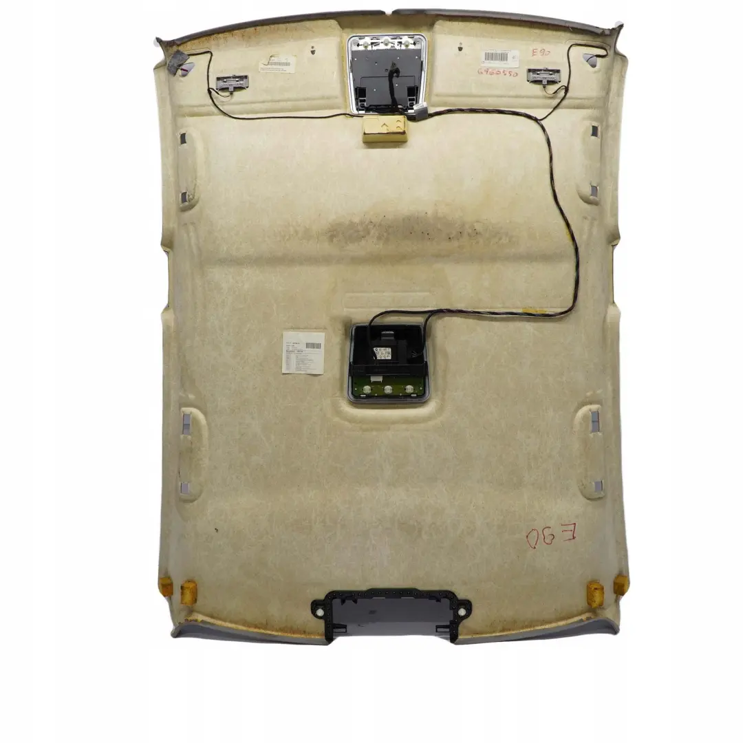 Genuine BMW 3 Series E90 Saloon Headlining Moulded Roof Lining Grey Grau 7143284 to with Part number 6960550 Genuine BMW 3 Series E90 Saloon Headlining Moulded Roof Lining Grey Grau 7143284 - SKU 6960550 - Part number 6960550