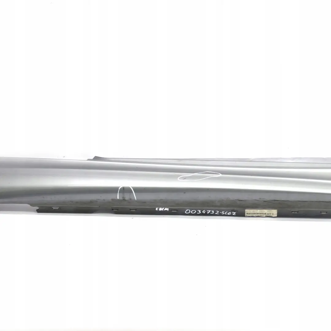 Sill Strip Skirt Right O/S Spacegrau Space Grey - A52 to BMW 1 E81 E82 E88 M Sport with Part number 0034732 BMW 1 E81 E82 E88 M Sport Sill Strip Skirt Right O/S Spacegrau Space Grey - A52 - SKU 0034732-SCG2 - Part number 0034732