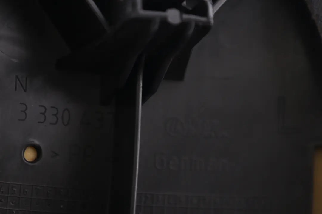 Left N/S Lateral Panel Black Anthracite 3330437 to BMW X3 Series E83 Rear Seat with Part number 3413561 BMW X3 Series E83 Rear Seat Left N/S Lateral Panel Black Anthracite 3330437 - SKU 3413561 - Part number 3413561