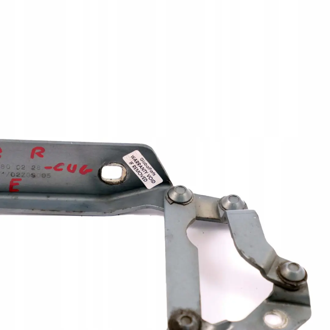 Mercedes-Benz A W168 Hinge Right O/S Hood Bonnet Front Cumulus Grey - 757 to with Part number A1688800228 Mercedes-Benz A W168 Hinge Right O/S Hood Bonnet Front Cumulus Grey - 757 - SKU A1688800228-CUG - Part number A1688800228