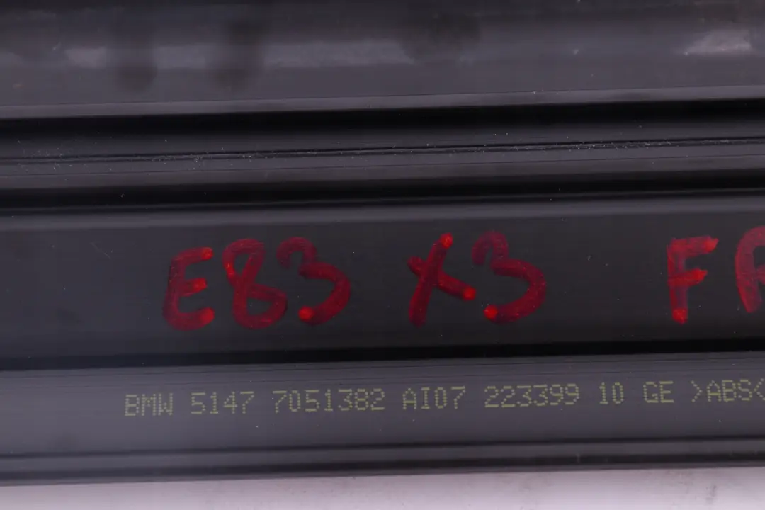 BMW X3 E83 Porta Ingresso Kick Trim Striscia Ingresso Anteriore Destra - SKU 3404765 - Numero di parte 3404765