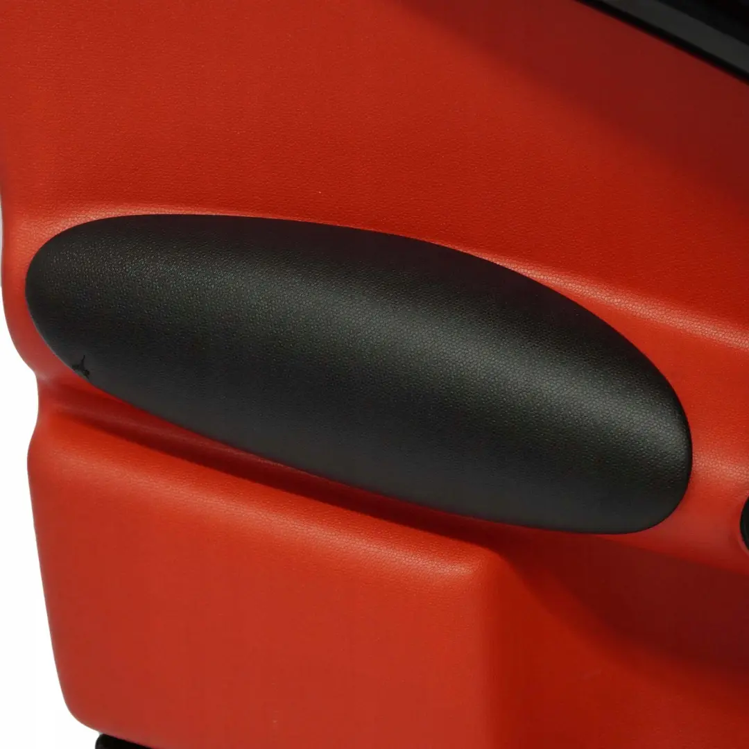 Front Left N/S Door Card Trim Panel Black Pure Red to BMW Mini Countryman R60 with Part number 9807627 BMW Mini Countryman R60 Front Left N/S Door Card Trim Panel Black Pure Red - SKU 9807627 - Part number 9807627