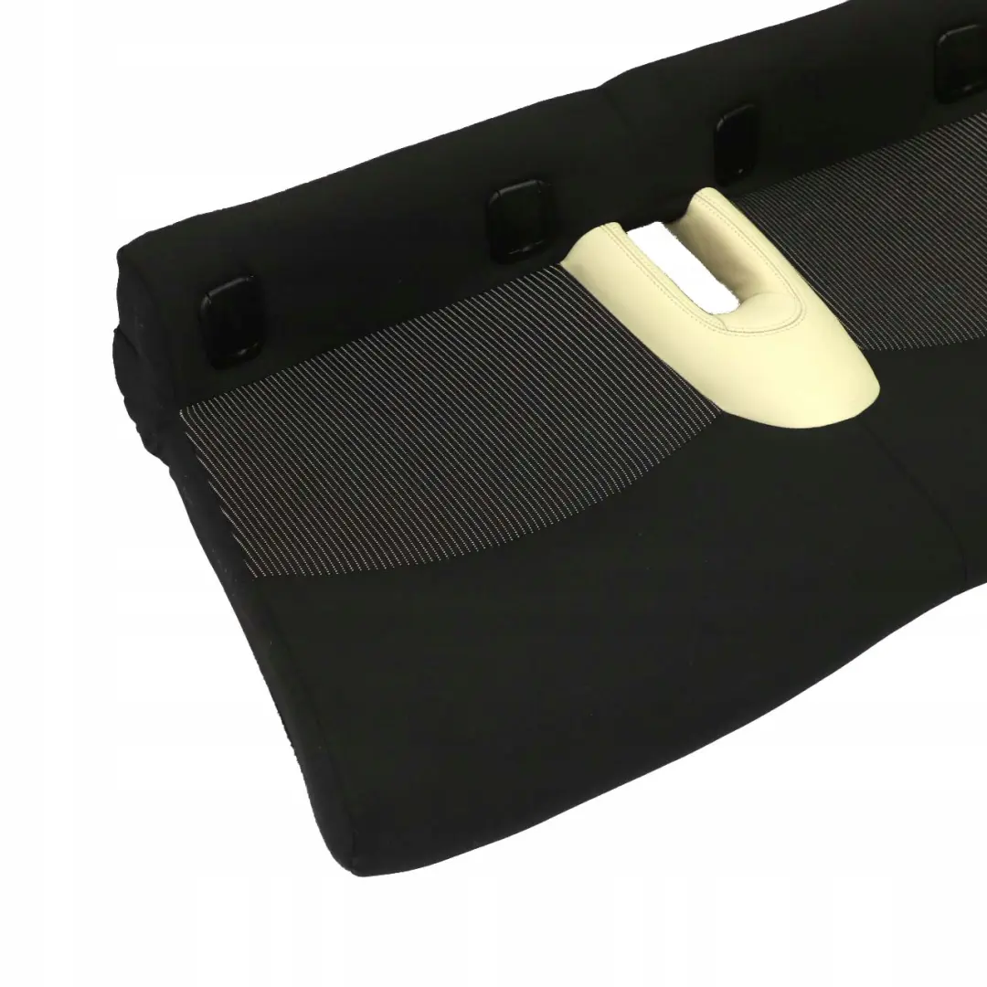 Mini One Cooper R56 R57 Sedile Posteriore Divano Fodera Tessuto Pelle Crema - SKU 2753265 - Numero di parte 2753265