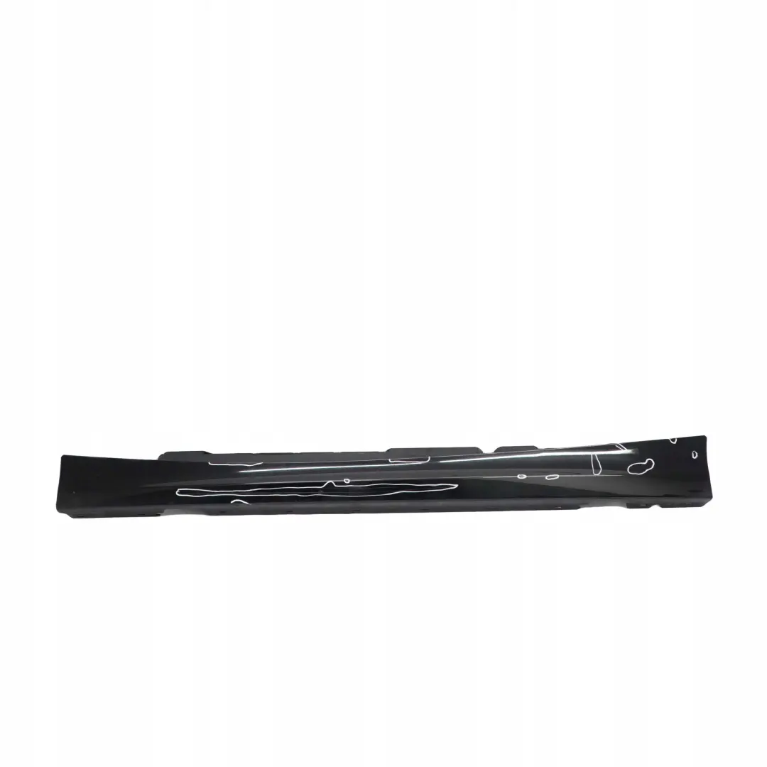 BMW 1 E87N LCI 6 Sill Strip Side Skirt Left N/S Schwarz 2 Black - 668 - SKU 0036145-SCH6 - Part number 0036145