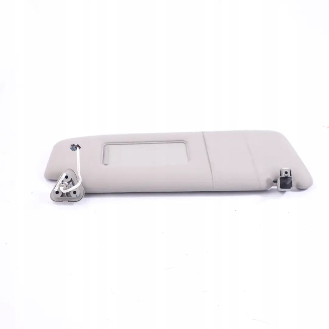 BMW E65 E66 Sun Visor Lamp Light Cover Right O/S Leather Steingrau Grey - SKU 7017792-1 - Part number 7017792