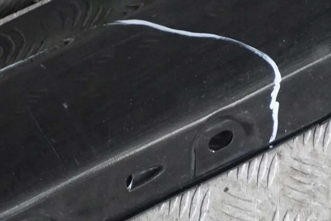Mercedes CLC CL203 Door Sill Side Cover Skirt Left N/S Obsidian Black 197U - SKU A2036980554-OB - Part number A2036980554