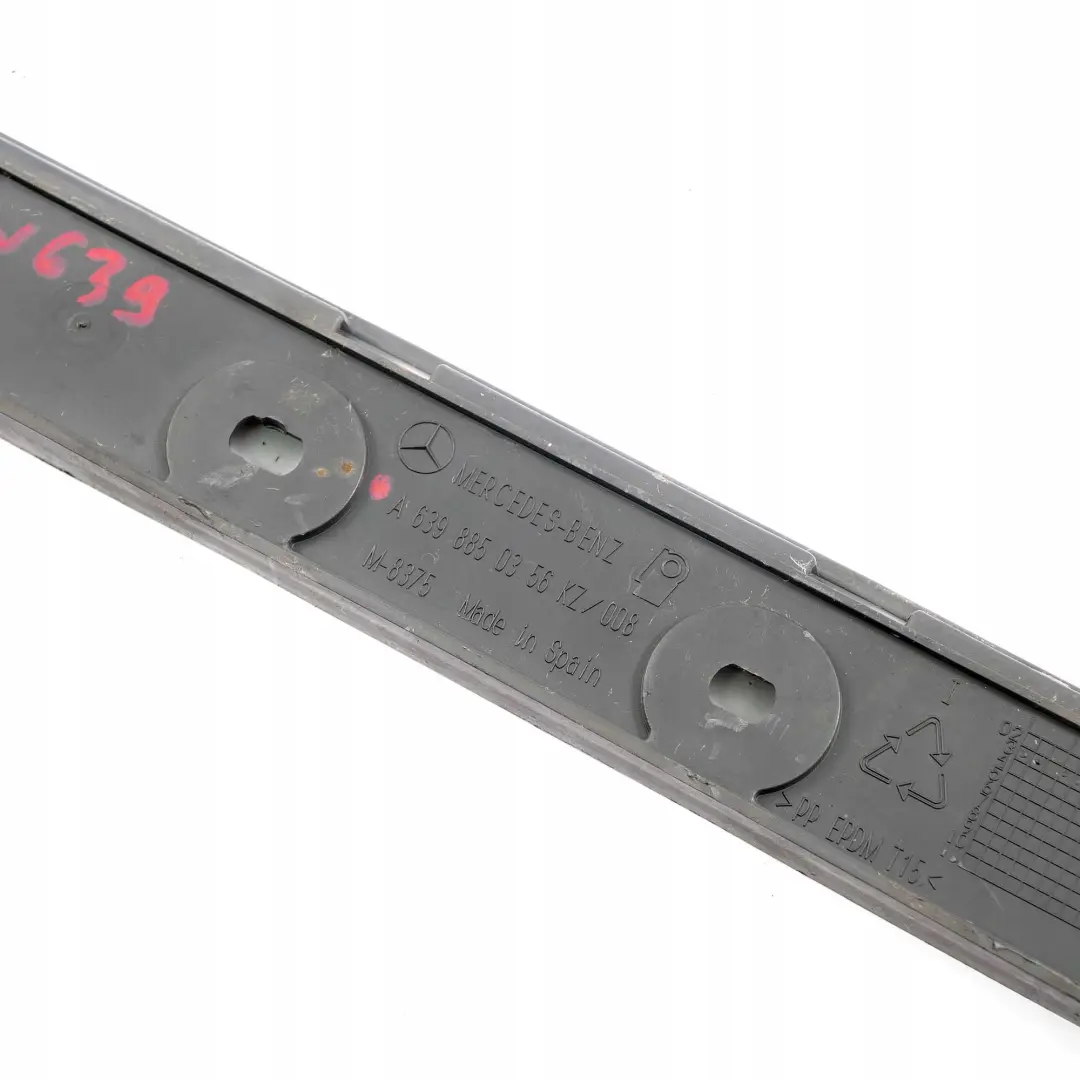  Mercedes-Benz Vito W639 Rear Bumper Left N/S Holder Bracket Mount - SKU A6398850356 - Part number A6398850356