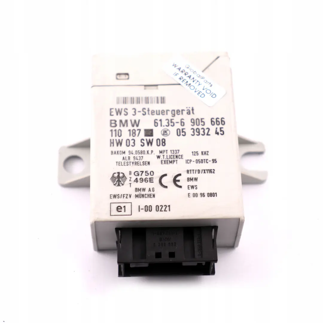 BMW E46 320d Diesel Engine M47N 150HP ECU Kit DDE EWS3 + Keys Manual - SKU 7792024-1 - Part number 7792024