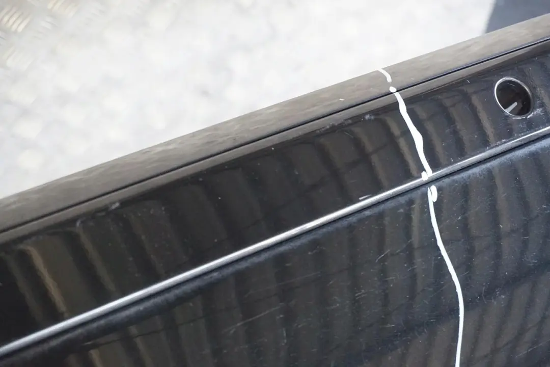 BMW 7 Series E65 E66 E67 Rear Bumper Panel Black Sapphire Metallic - 475 - SKU 0136743-BS - Part number 0136743
