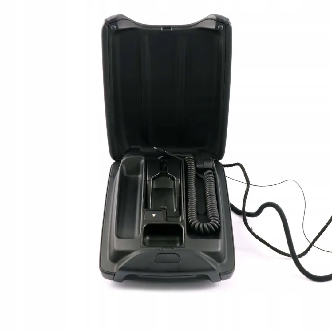 BMW X5 Series E53 Centre Arm Rest Armrest Telephone Leather Black - SKU 8263757 - Part number 8263757