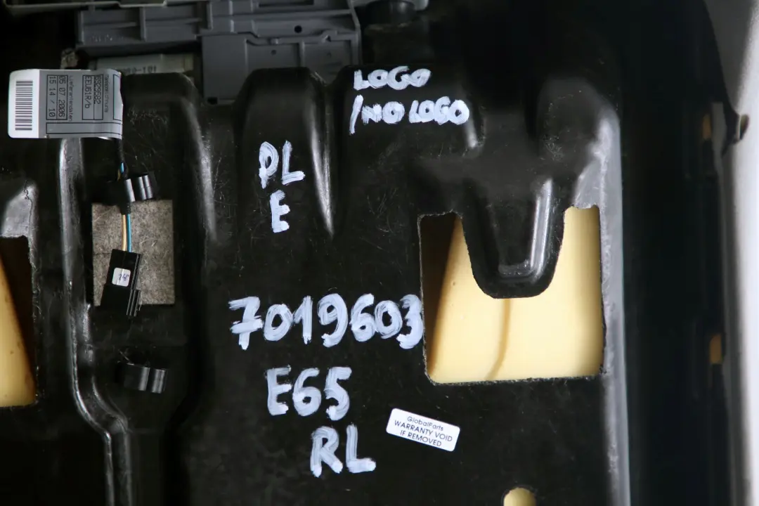 Arriere Siege A Gauche Dossier Reference Cuir Flannelgrau pour BMW E65 E66 E67 à propos du numéro de pièce 7019603 BMW E65 E66 E67 Arriere Siege A Gauche Dossier Reference Cuir Flannelgrau - SKU 7019603 - Numéro de pièce 7019603