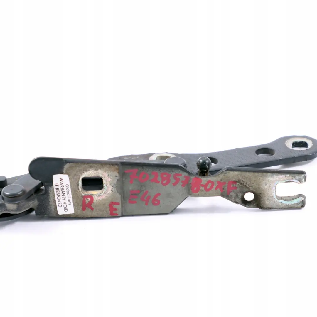 BMW E46 Charniere Rabat Droite Vert Oxford Vert Metallique - 430 - SKU 7028578-OXF - Numéro de pièce 7028578
