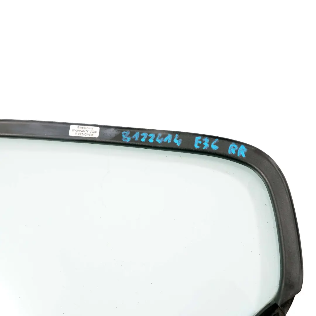 Berline Fenetre Laterale Verre Arriere Droite AS2 pour BMW 3 E36 à propos du numéro de pièce 8122414 BMW 3 E36 Berline Fenetre Laterale Verre Arriere Droite AS2 - SKU 8122414 - Numéro de pièce 8122414