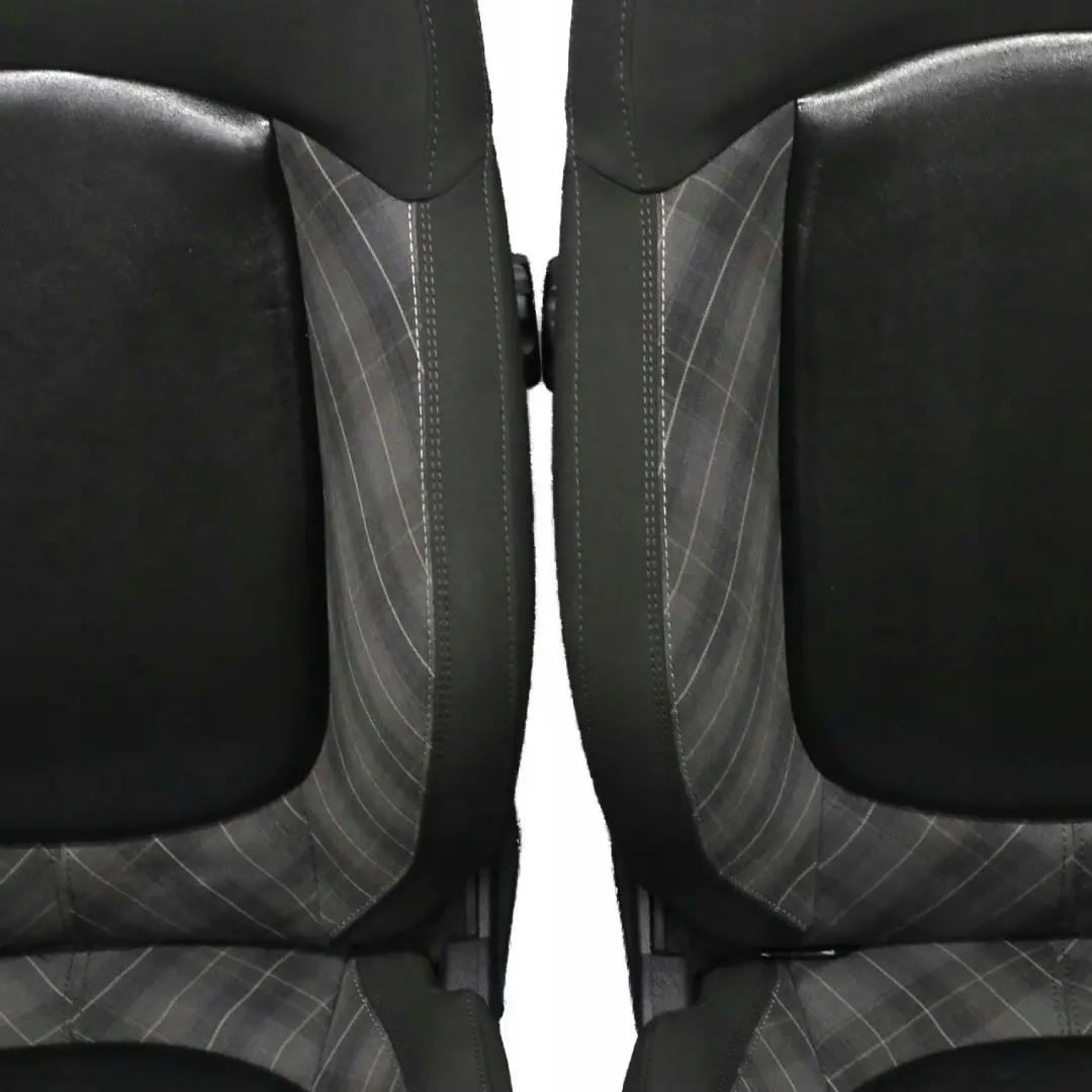 Tela / Cuero Interior Asientos Deportivos Negro Carbono para Mini Cooper One con número de pieza F55 Mini Cooper One Tela / Cuero Interior Asientos Deportivos Negro Carbono - SKU F55 Fabric / Leather Sport Seats (FYE1) - Número de pieza F55