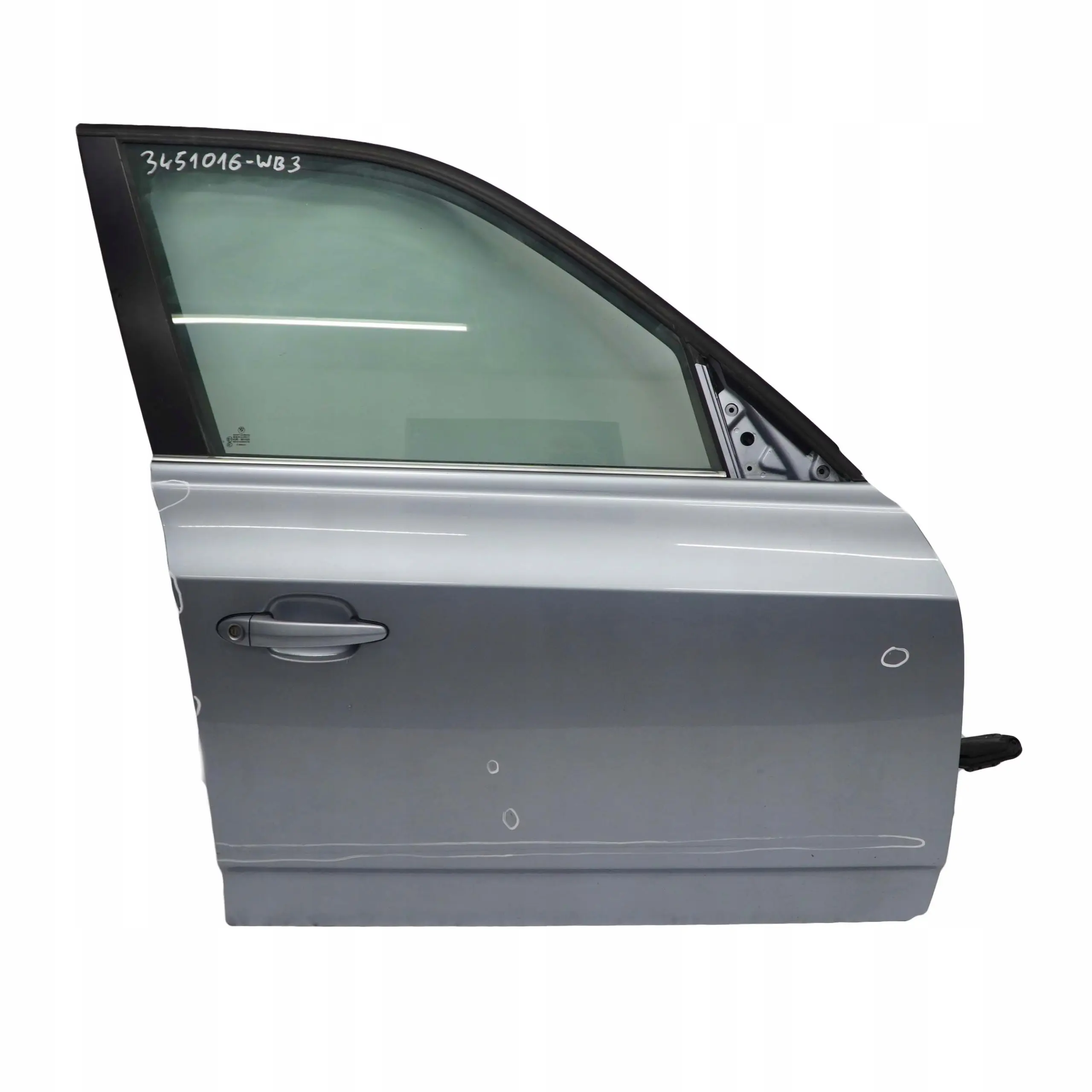 BMW X3 E83 2 Porta Anteriore Destra Blu Acqua di Alto Mare Aqua Metallizzato -