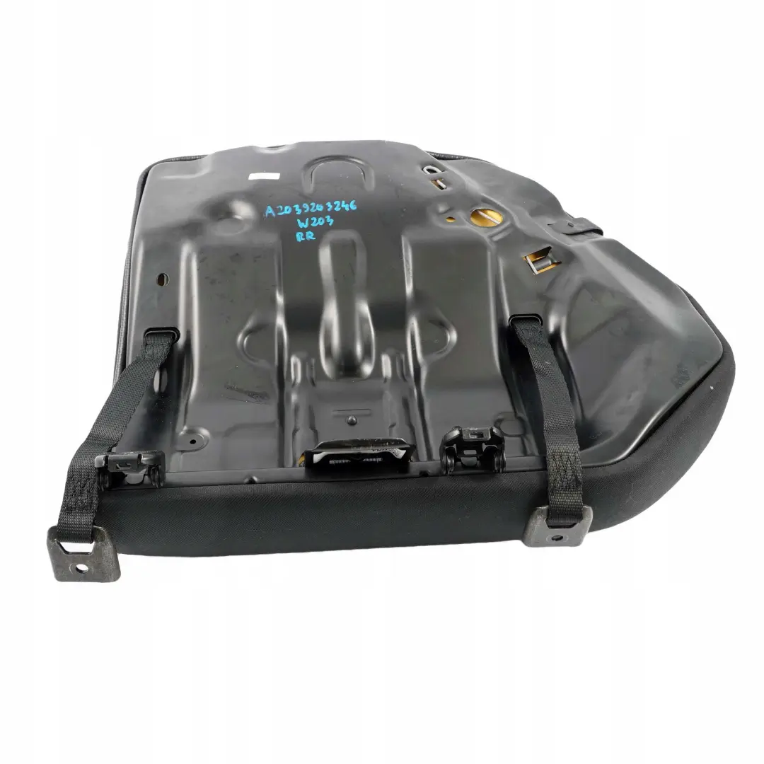  Mercedes-Benz C-Klasse W203 Rücksitzbank Bezug Rechts Stoff Schwarz Anthrazit - SKU A2039203246 - Teilenummer A2039203246