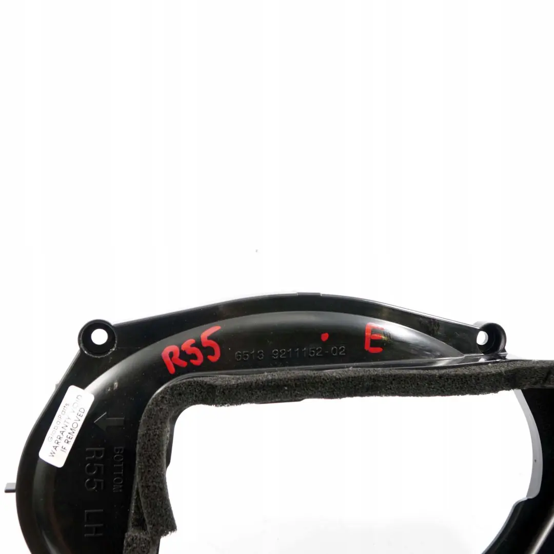 Hi-Fi Audio Haut-Parleur Support Arriere Gauche pour Mini Clubman R55 à propos du numéro de pièce 9211152 Mini Clubman R55 Hi-Fi Audio Haut-Parleur Support Arriere Gauche - SKU 9211152 - Numéro de pièce 9211152