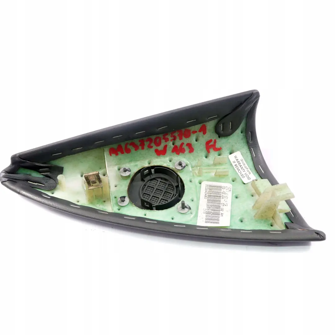 Copertura Tweeter Porta Anteriore Sinistra per Mercedes ML W163 con numero di parte A1637205570 Mercedes ML W163 Copertura Tweeter Porta Anteriore Sinistra - SKU A1637205570 - Numero di parte A1637205570