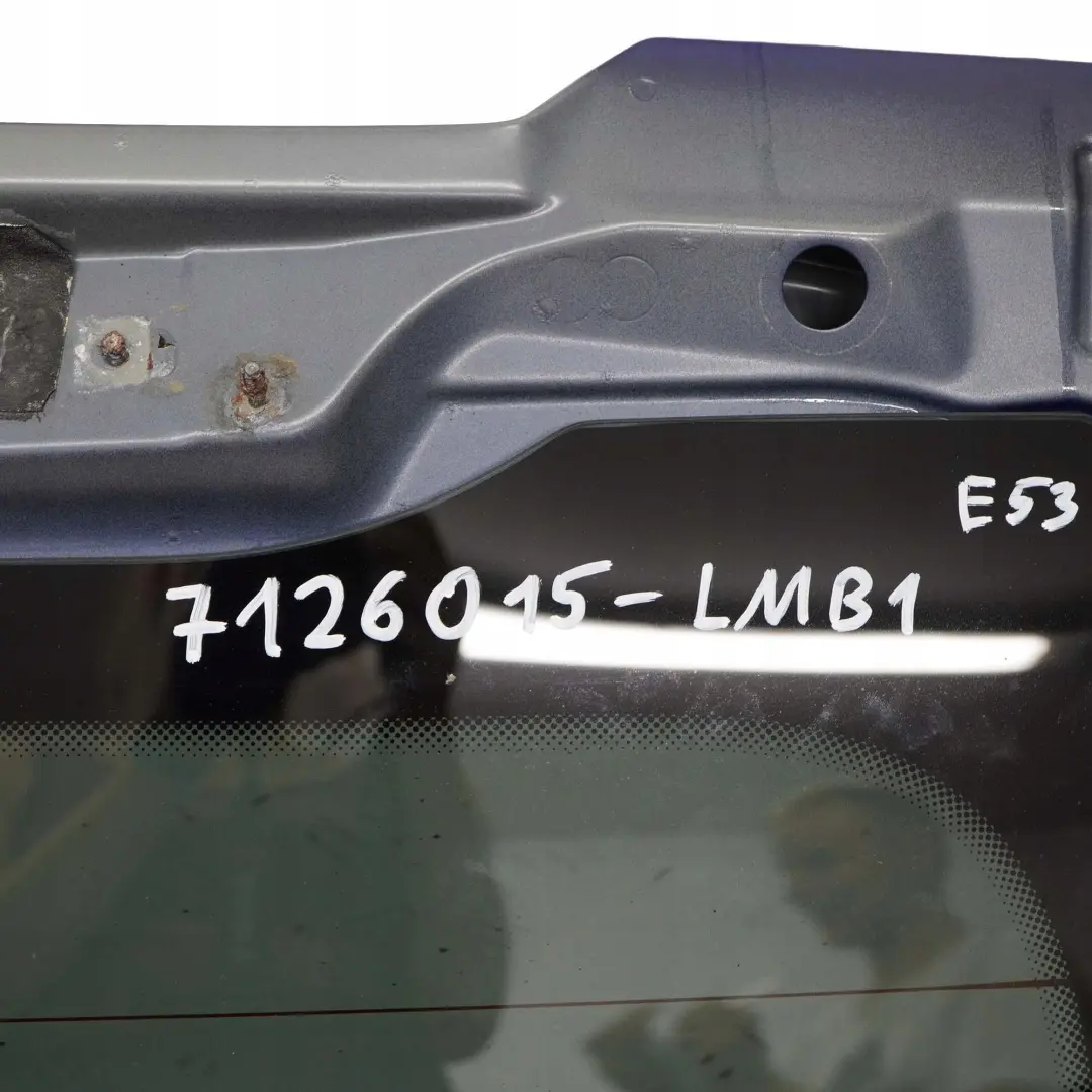 BMW X5 E53 1 Trunk Lid Tailgate Boot Rear Le Mans Blau Blue Metallic - 381 - SKU 7126015-LMB1 - Part number 7126015