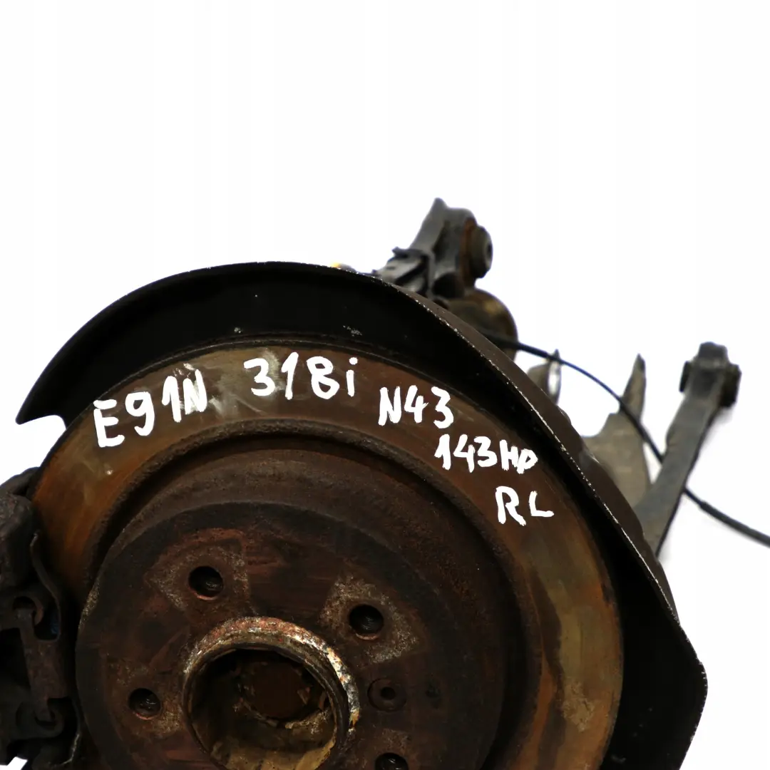 BMW E91 LCI 318i N43 Arriere Gauche Suspension Jambe Frein Roue Moyeu Essieu - SKU 6783653-6 - Numéro de pièce 6783653