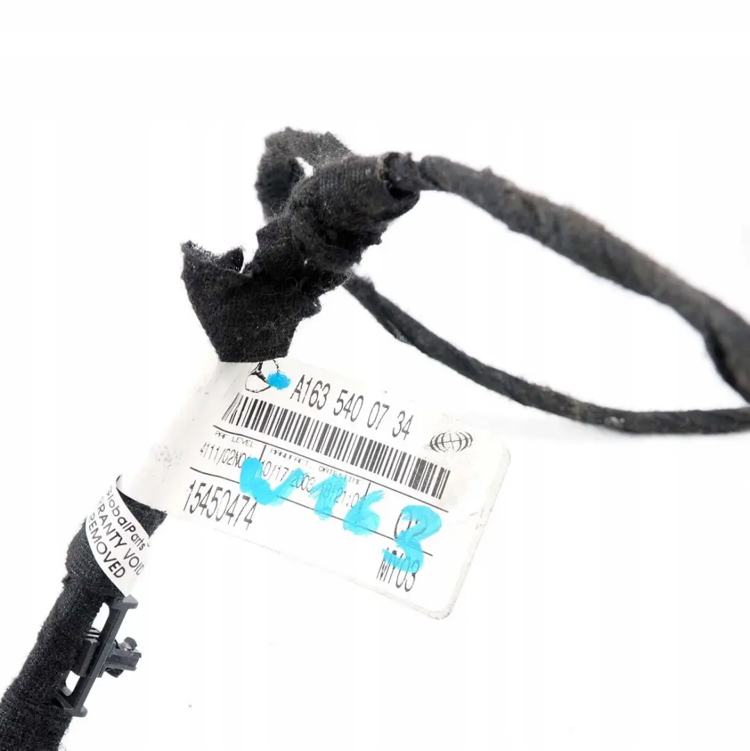 Mercedes-Benz M ML W163 Rear Left Right Door Wiring Loom Harness to with Part number A1635400734 Mercedes-Benz M ML W163 Rear Left Right Door Wiring Loom Harness - SKU A1635400734 - Part number A1635400734