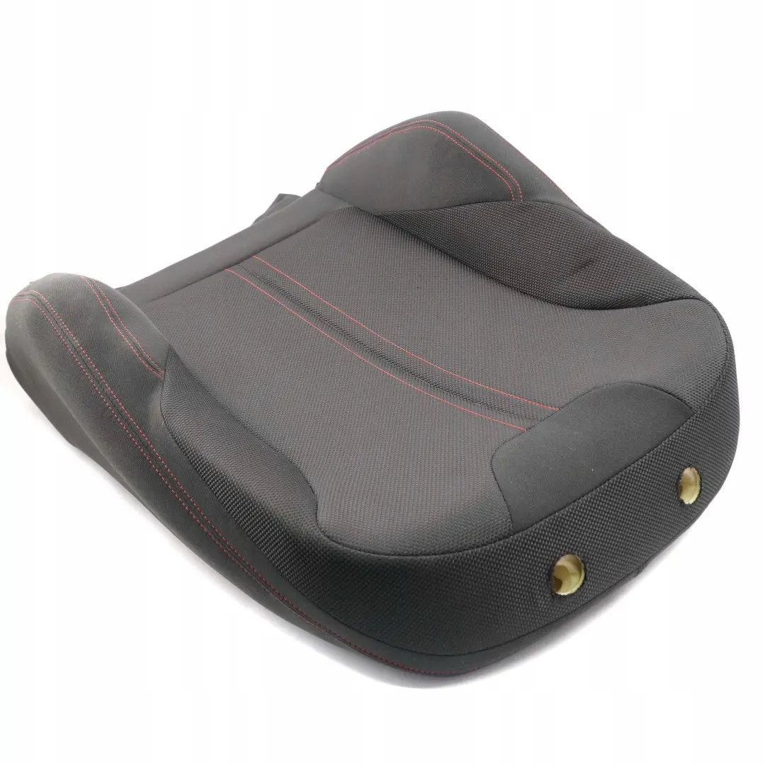 BMW F20 F30 LCI Front Left Sport Seat N/S Backrest Cover Cloth Anthracite Red - SKU 7475405 - Part number 7475405