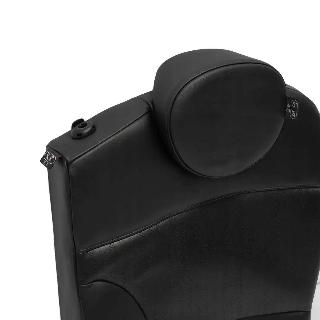 Mini Cooper One R55 Clubman Rear Left N/S Seat Backrest Black Leather Punch - SKU 7229761 - Part number 7229761