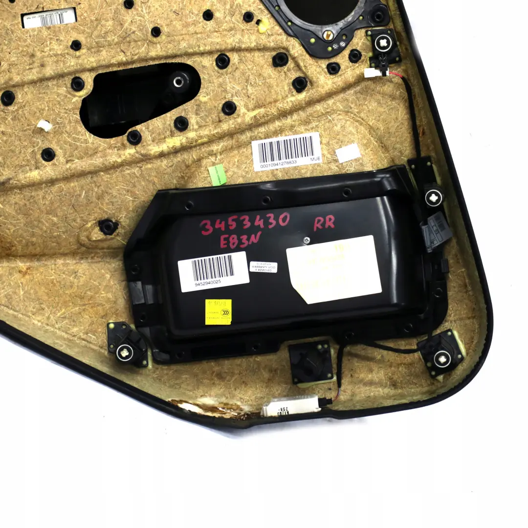 BMW X3 E83 LCI Trasero Derecho Forro De La Tarjeta De Puerta Cuero Nevada Oyster - SKU 3453430 - Número de pieza 3453430