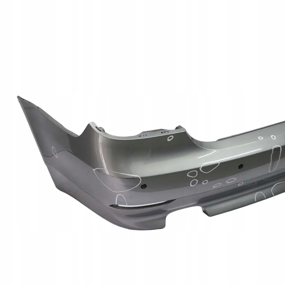 BMW 5 Series E60 5 Saloon Rear Bumper PDC Silbergrau Grey Metallic - A08 - SKU 0149318-SBG5 - Part number 0149318