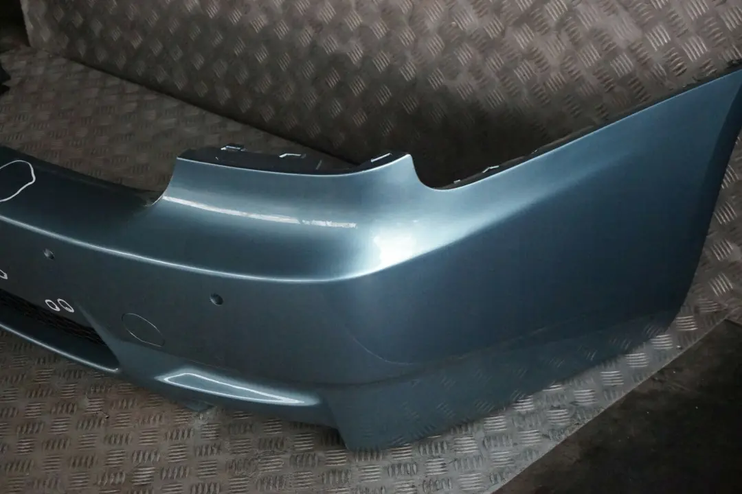 Look Complete Rear Bumper PDC Atlantikblau Atlantic Blu to BMW 3 Series E92 E93 M3 with Part number 0433104 BMW 3 Series E92 E93 M3 Look Complete Rear Bumper PDC Atlantikblau Atlantic Blu - SKU 0433104-ATL - Part number 0433104