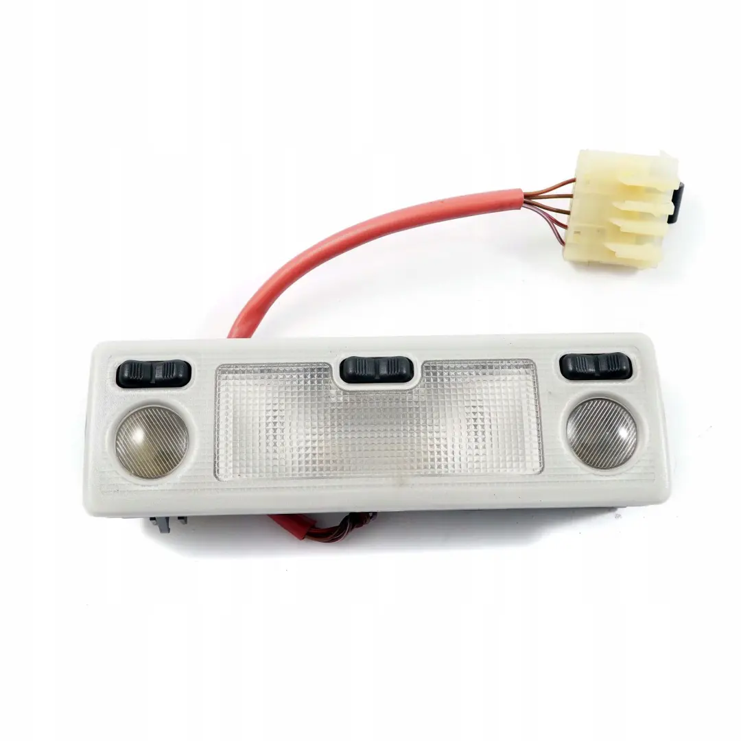 Techo Interior Trasero Luz Central De Lectura Gris para BMW E36 con número de pieza 8361616 BMW E36 Techo Interior Trasero Luz Central De Lectura Gris - SKU 8361616 - Número de pieza 8361616