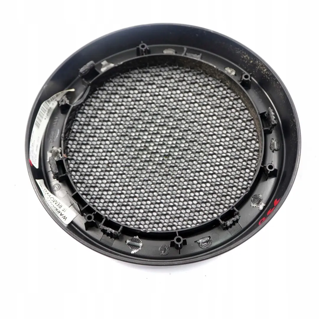 Mini R56 R57 Haut-Parleur Couvercle Noir Chrome - SKU 2756567 - Numéro de pièce 2756567