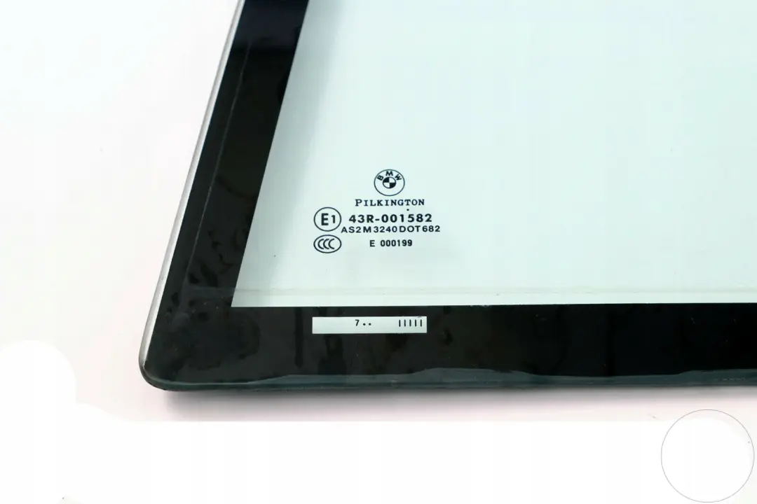 BMW 3 Series E90 E90N Rear Left N/S Fixed Door Side Window Glass AS2 - SKU 7060211 - Part number 51347060211