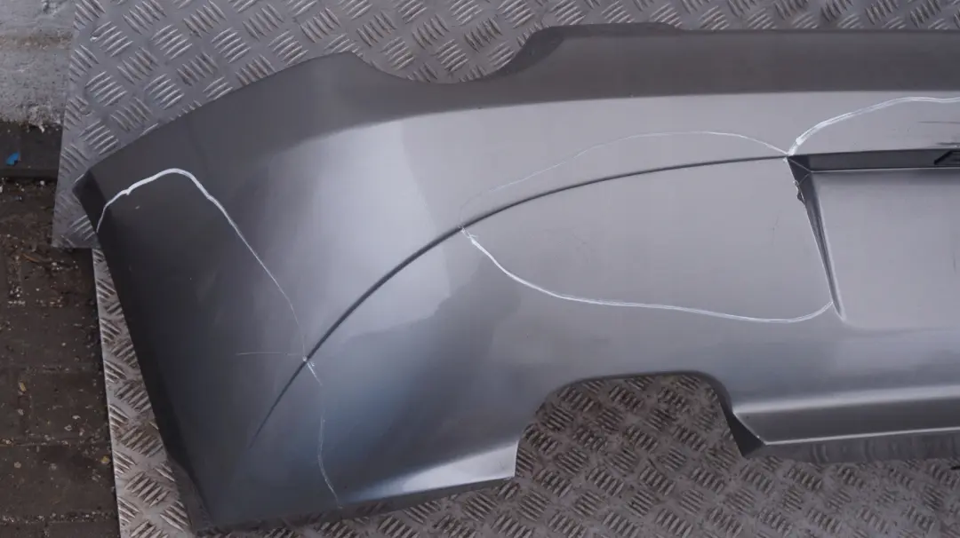 BMW Z4 Series E85 Convertible Roadster Rear Bumper Trim Panel Sterlinggrau Grey - SKU 0031136-STG - Part number 0031136