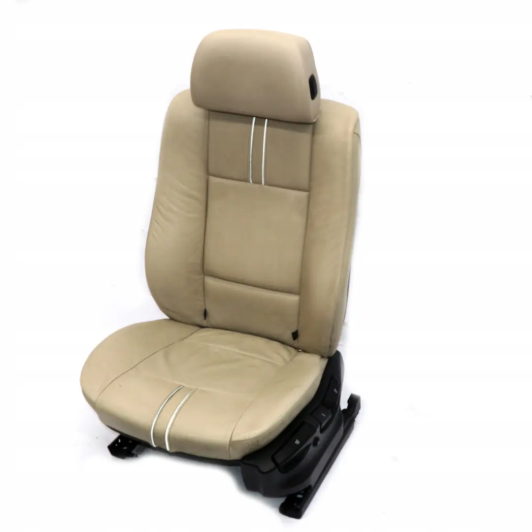 E83N Sedile Anteriore Sinistra Pelle Nevada/Oyster Sedili per BMW X3 E83 LCI con numero di parte 3454316 BMW X3 E83 LCI E83N Sedile Anteriore Sinistra Pelle Nevada/Oyster Sedili - SKU 3454316-1 - Numero di parte 3454316