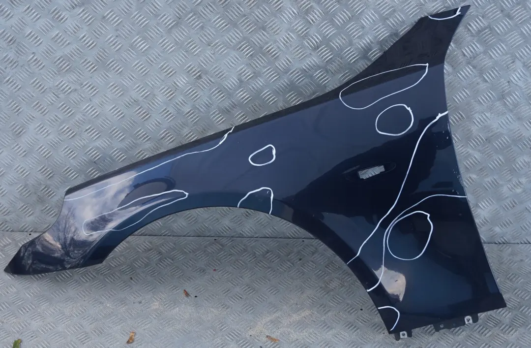 BMW E60 E61 LCI Lato Conducente Pannello Laterale Frontale SX Parafango - SKU 7111429-OB - Numero di parte 7111429
