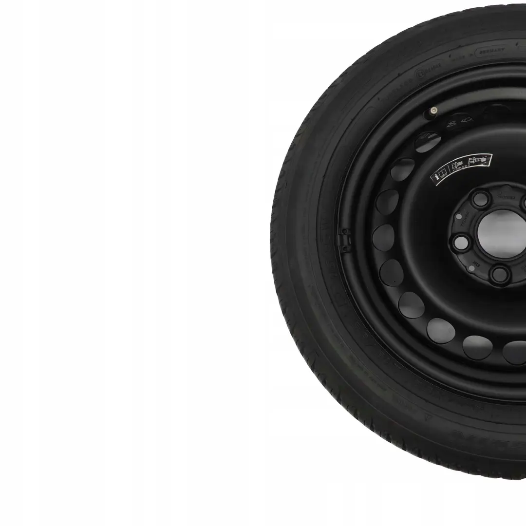 Mercedes-Benz E W210 Stahl Felge 16" Notrad Reserverad 215/55 für mit Teilenummer A2104000802 Mercedes-Benz E W210 Stahl Felge 16" Notrad Reserverad 215/55 - SKU A2104000802 - Teilenummer A2104000802