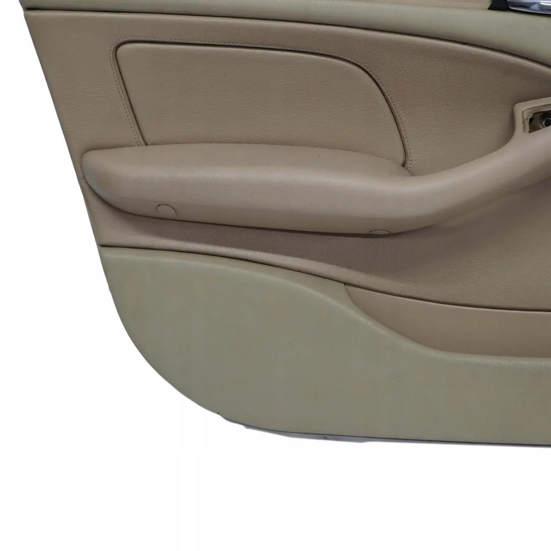Türverkleidung Vorn Links Leder Montana Hellbeige für BMW 3 E46 Limousine Kombi mit Teilenummer 8224599 BMW 3 E46 Limousine Kombi Türverkleidung Vorn Links Leder Montana Hellbeige - SKU 8224599 - Teilenummer 8224599