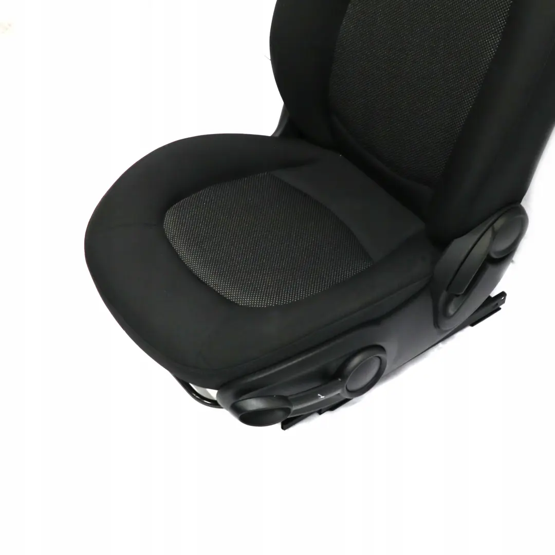 Mini Cooper One R60 Countryman Front Left N/S Cloth Fabric Seat Panther Black - SKU 9806581-2 - Part number 9806581