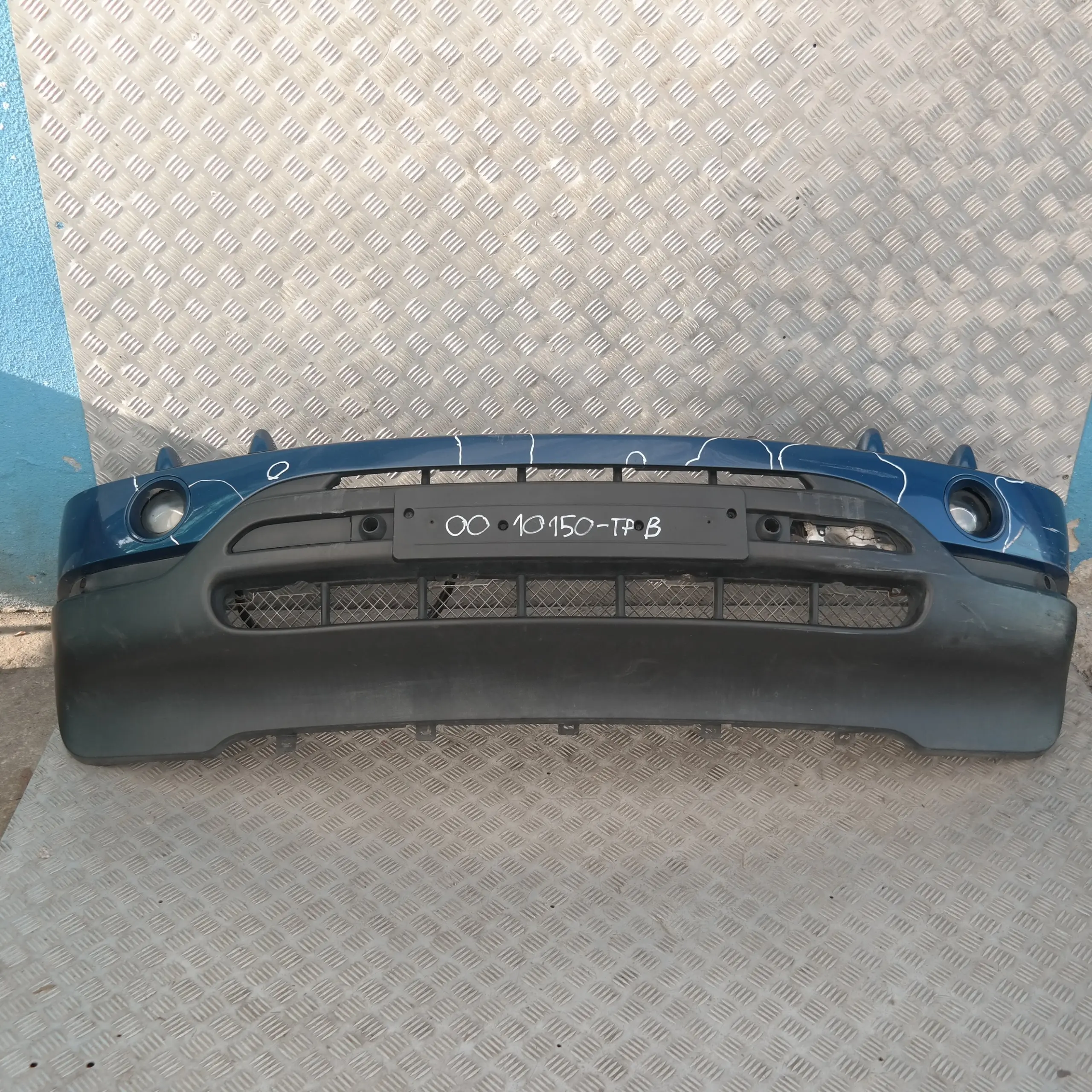 BMW X5 Series E53 Front Bumper Panel PDC Topasblau Topaz Blue Metallic - 361