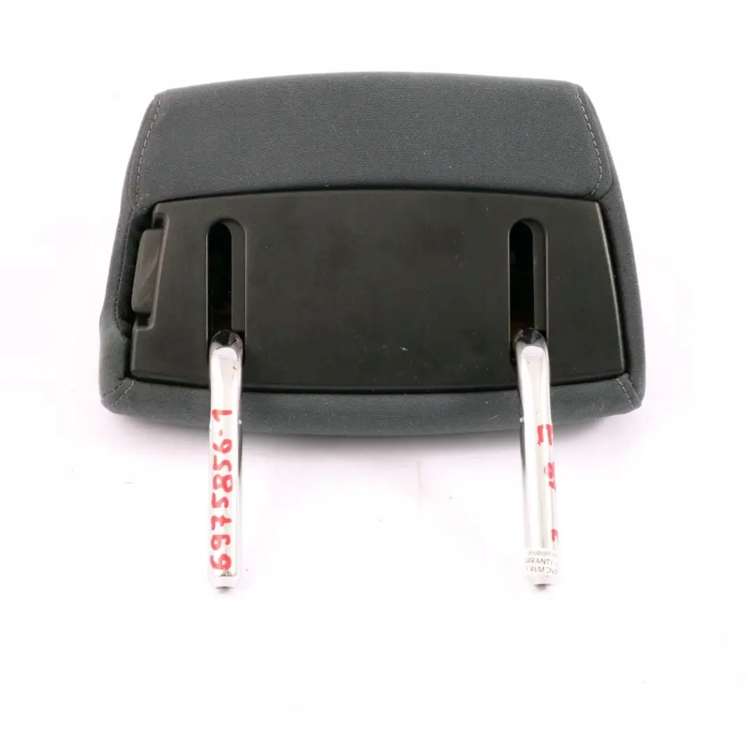 Middle Folding Headrest Moire Alaskagrau Grey to BMW 1 Series E87 Rear Seat with Part number 6975856 BMW 1 Series E87 Rear Seat Middle Folding Headrest Moire Alaskagrau Grey - SKU 6975856-1 - Part number 6975856
