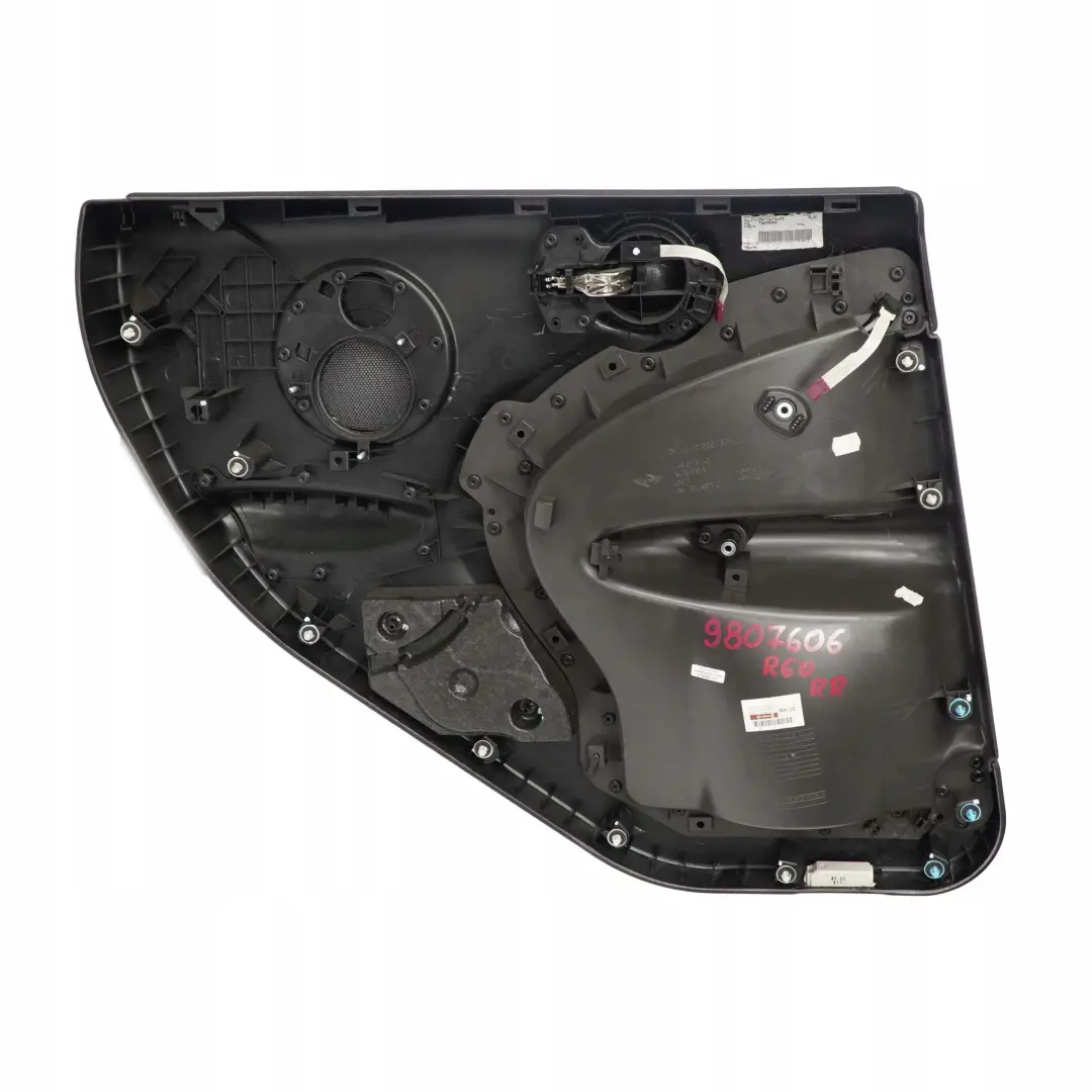 Mini Countryman R60 Garniture de Porte Arriere Droite Noir Fonce Tobacco Fonce - SKU 9807606 - Numéro de pièce 9807606