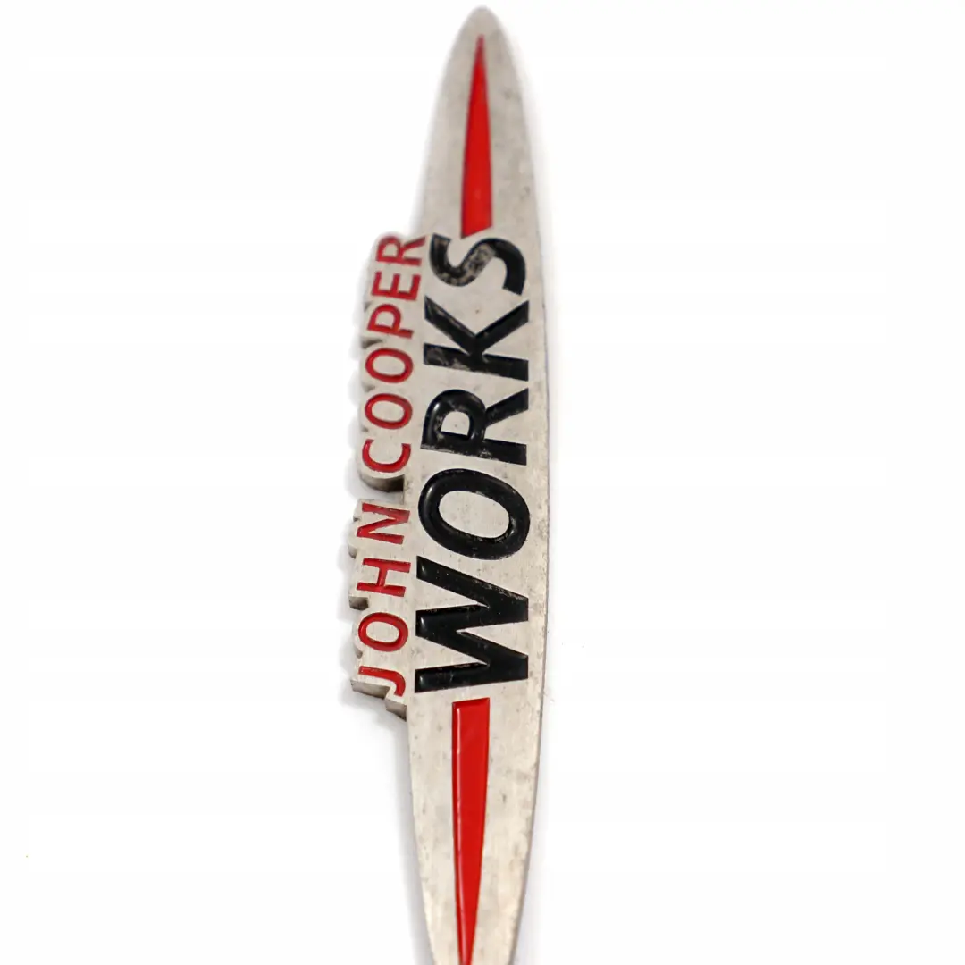 Mini Cooper S JCW John Cooper Works Emblema Logo Sello Insignia - SKU JCW-Emblem - Número de pieza JCW Emblem