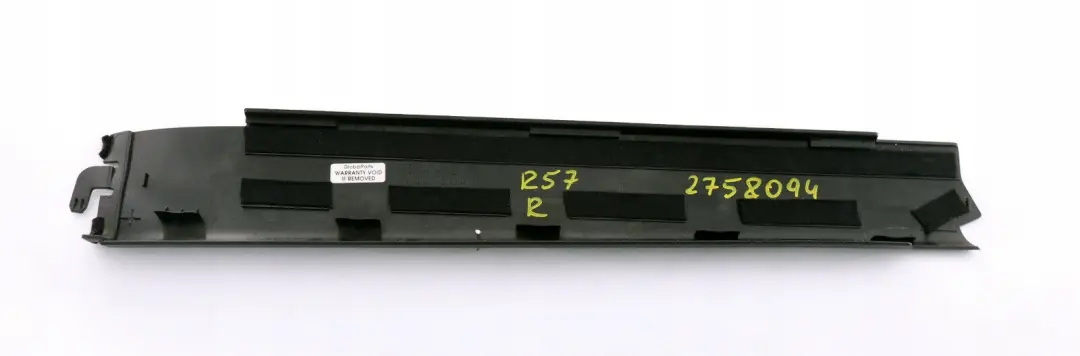 Covering Inner Right O/S Folding Roof Top to BMW Mini R57 F57 with Part number 2758094 BMW Mini R57 F57 Covering Inner Right O/S Folding Roof Top - SKU 2758094 - Part number 2758094