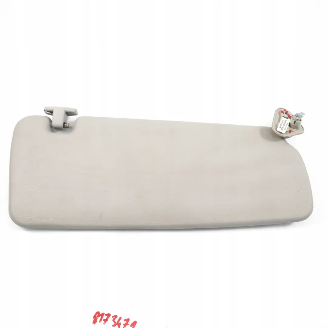 BMW 3 Series E36 Sun Visor Mirror Cover Left N/S Light Grey Hellgrau - SKU 8173471 - Part number 8173471