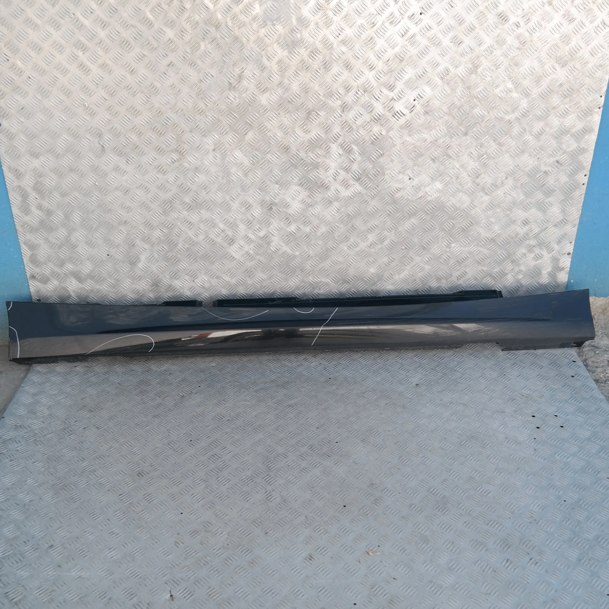 BMW 1 SERIES 4 E87 LCI E87N Sill Strip Side Skirt Right O/S Schwarz II Black 2