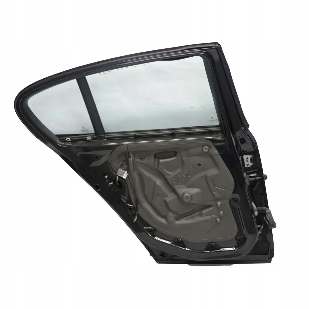 Door Rear Left N/S Black Sapphire Metallic - 475 to BMW 1 Series E87 4 with Part number 7191017 BMW 1 Series E87 4 Door Rear Left N/S Black Sapphire Metallic - 475 - SKU 7191017-BS4 - Part number 7191017